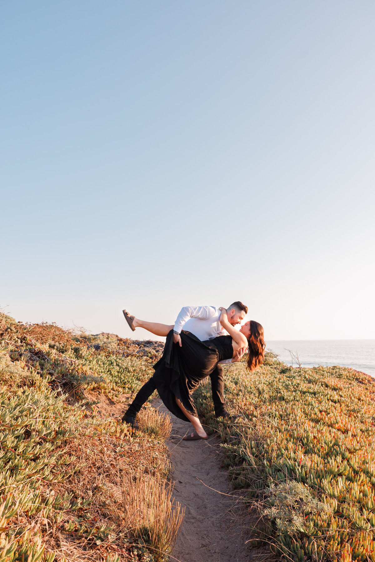 Kyle Woolum + Stephanie-Proposal Engagement-Half Moon Bay-Dunes Beach-San Francisco Wedding Photographer-San Francisco Photographer-Half Moon Bay Photographer-Emily Pillon Photography-S-092323-55