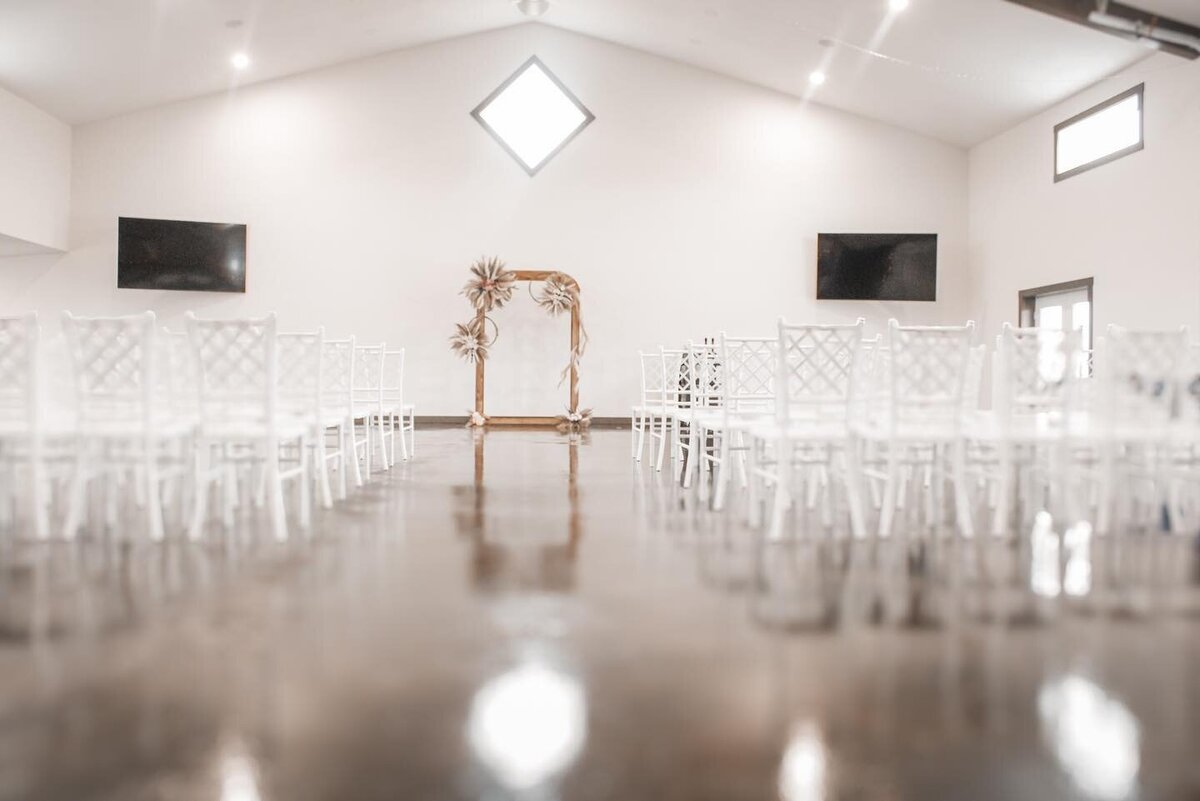 Wedding Ceremony at Diamond Springs Wedding Venue in Wichita KS
