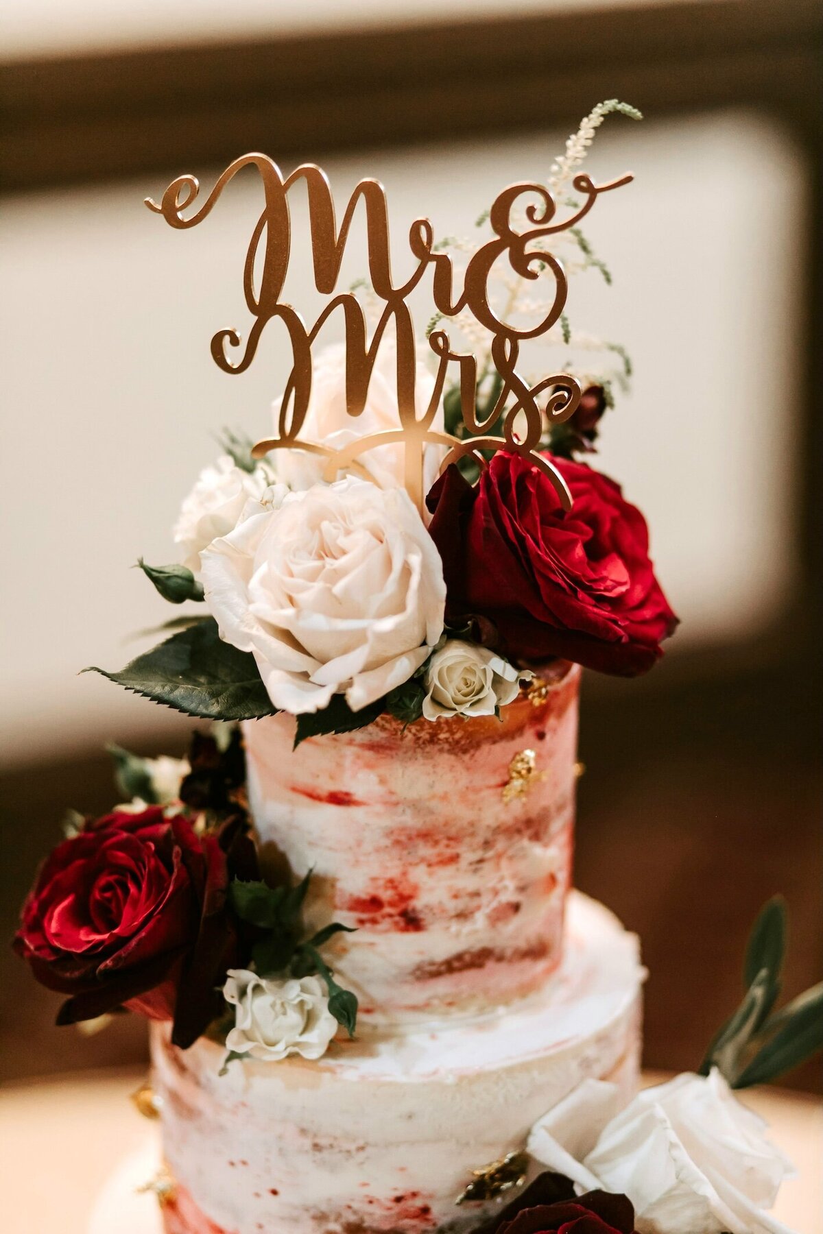 Bohemian chic wedding ceremony on the sand