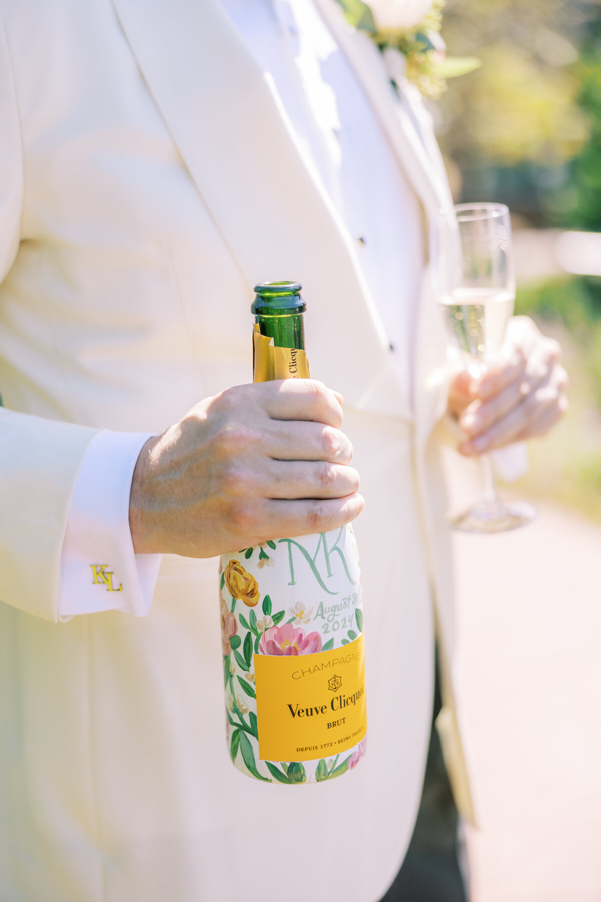 Custom-Painted-Champagne-Bottle-by-EJD Design