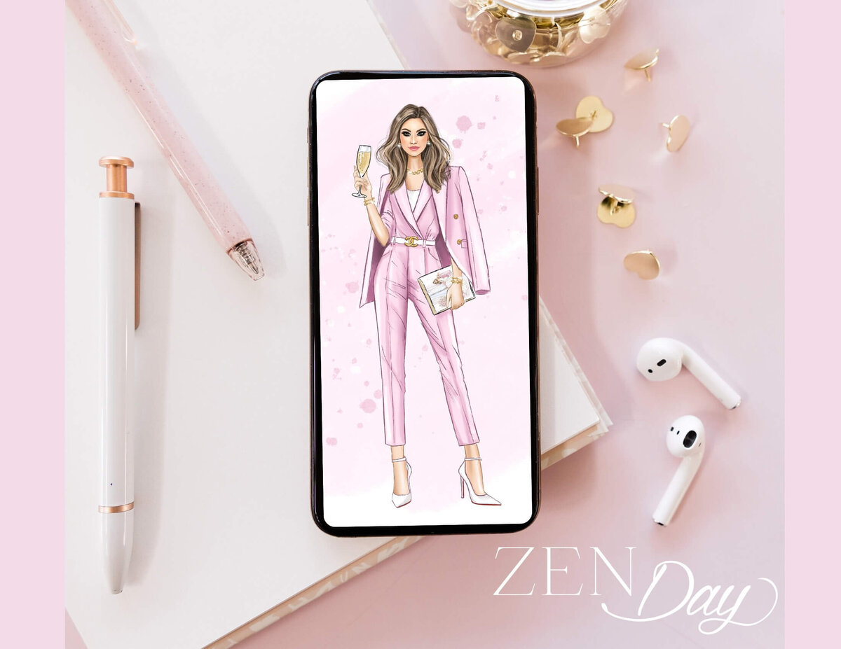 zen day brand design for wedding planner29