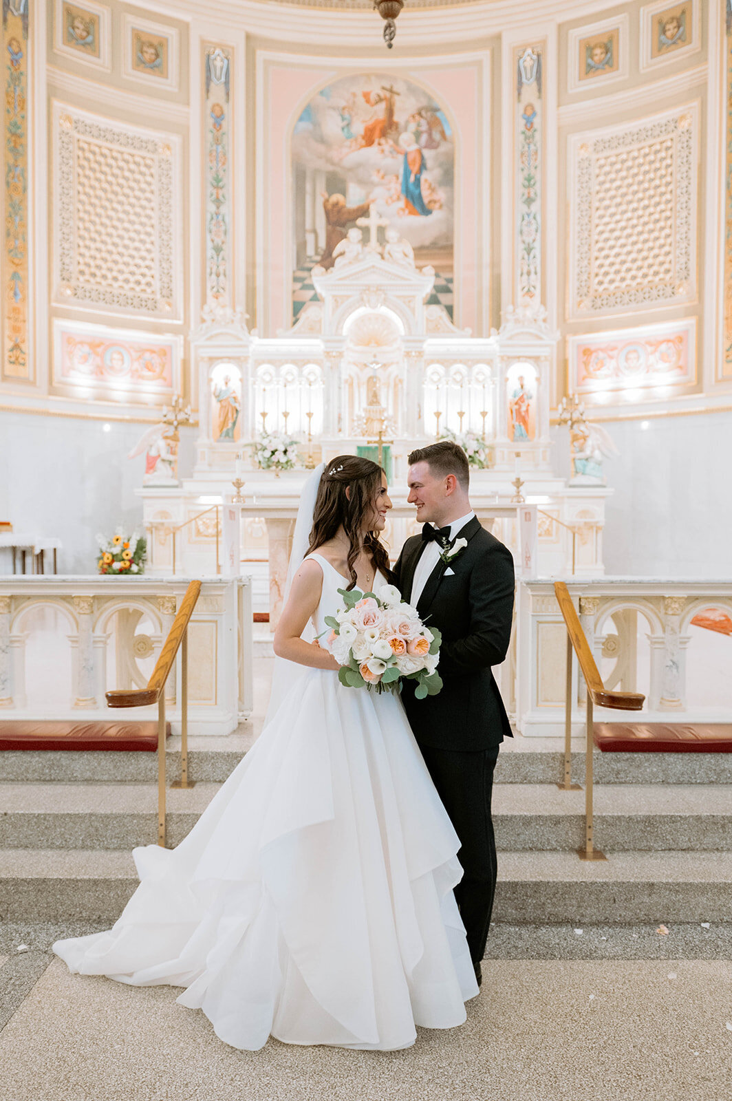 St. Mary of the Angels Chicago Wedding | Abbey Rez Photography