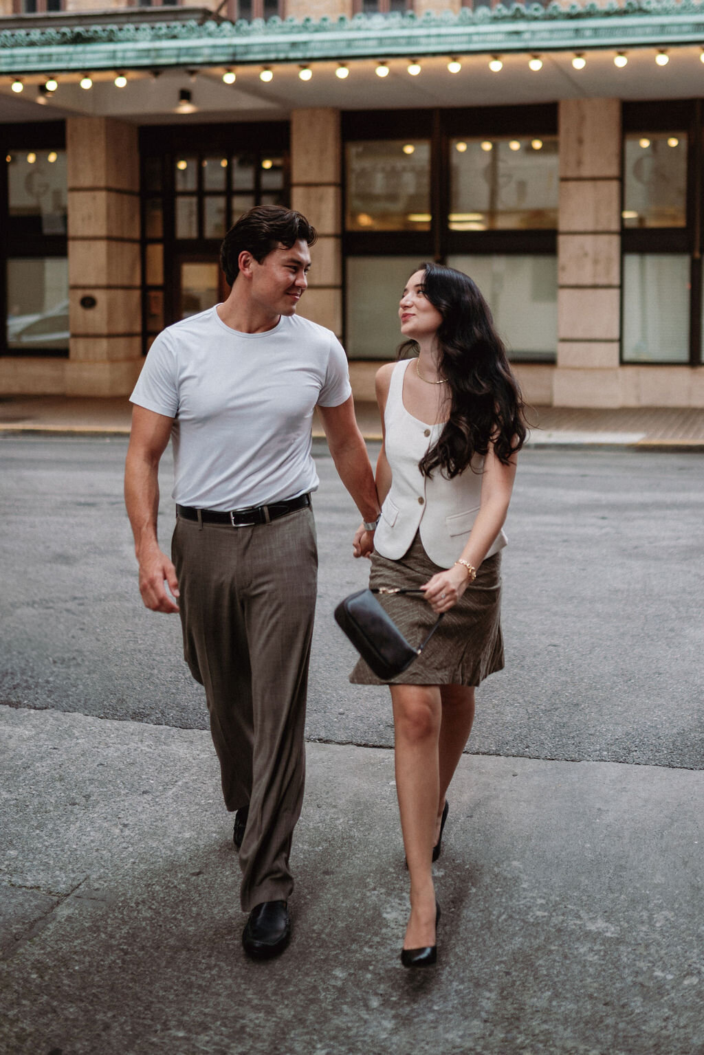 romantic film downtown engagement photos knoxville tennessee-28