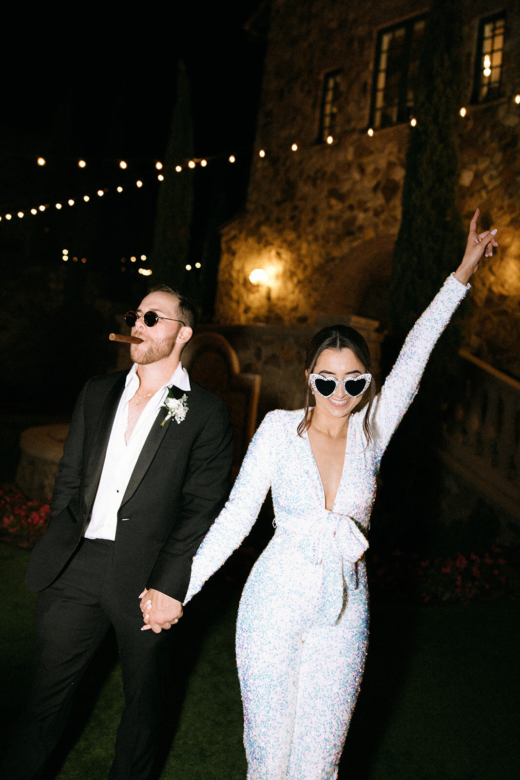 bride and groom dancing at bella collina wedding florida​
