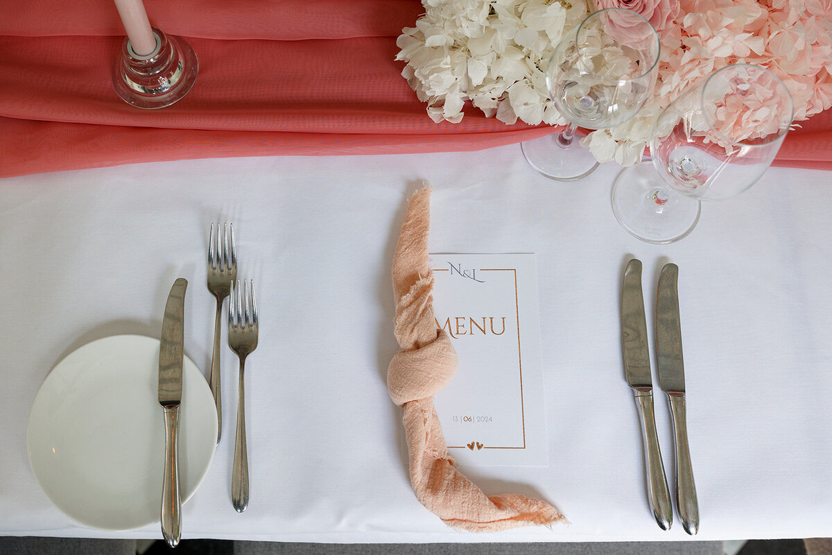 Diner bruiloft Landgoed Groenendaal