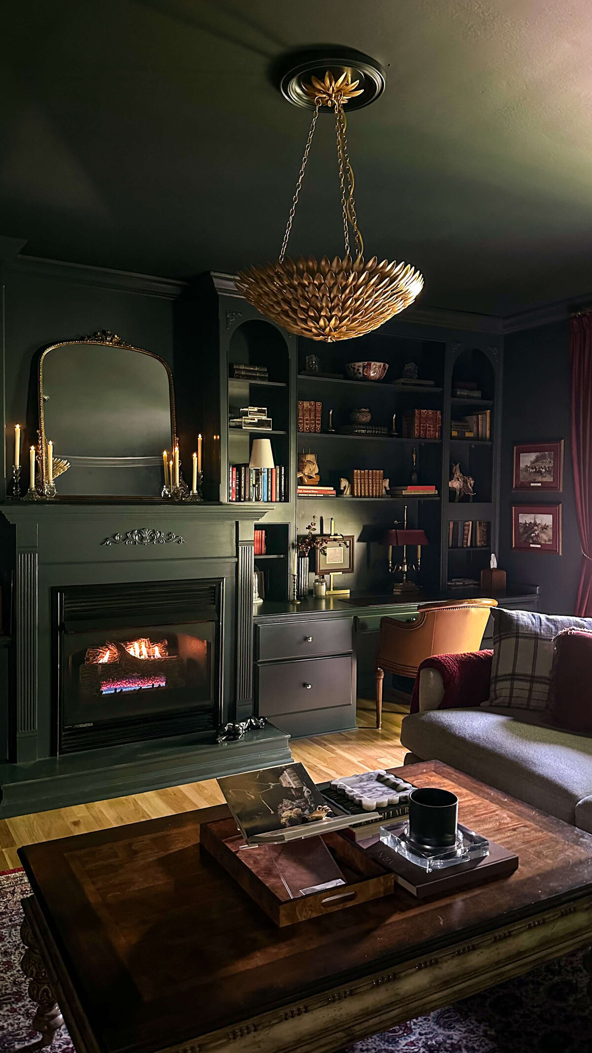 moody-dark-academia-cozy-living-room
