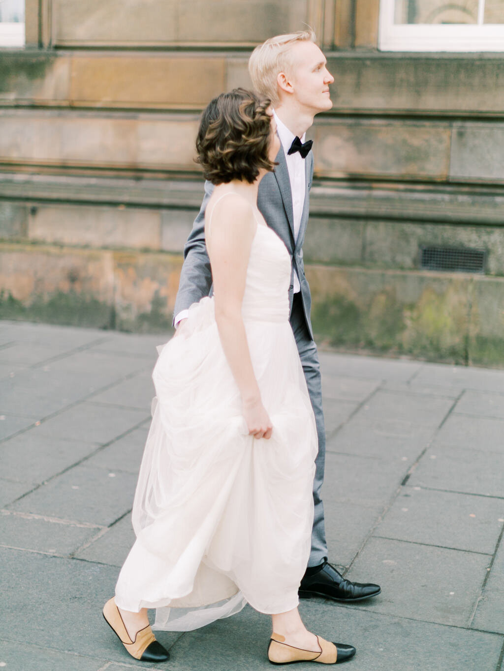 Circus Lane Edinburgh Scotland Spring Elopement Ball Photo Co-5