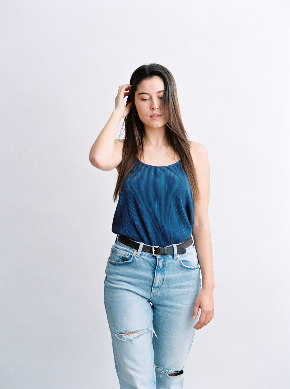 In-studio portrait photography session in Naters, Valais, Switzerland - 1
