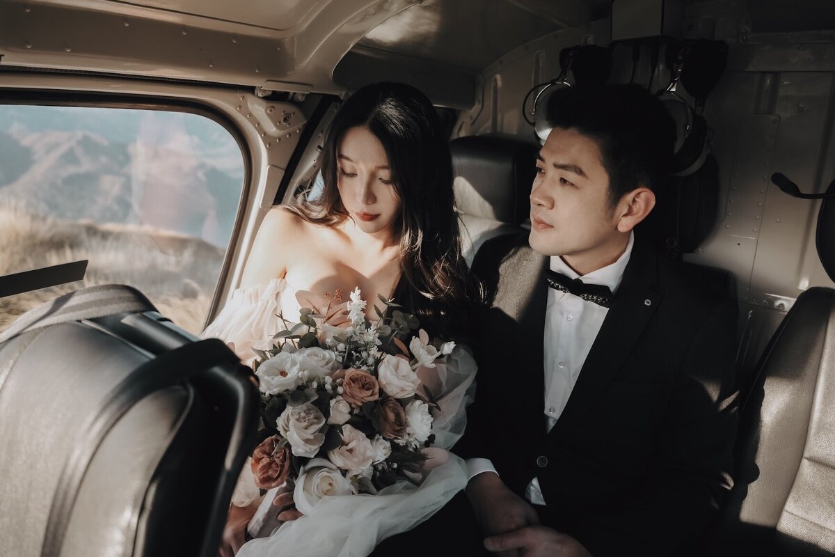 Helicopter Wedding, Coromandel Peak, Wanaka.