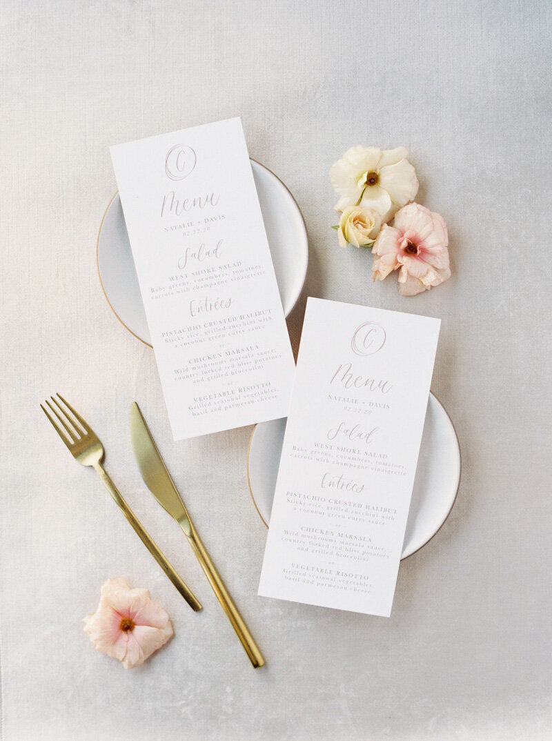 pirouettepaper.com _ Wedding Stationery, Signage and Invitations _ Pirouette Paper Company _ The West Shore Cafe and Inn Wedding in Homewood, CA _ Lake Tahoe Winter Wedding _ Jordan Galindo Photography 