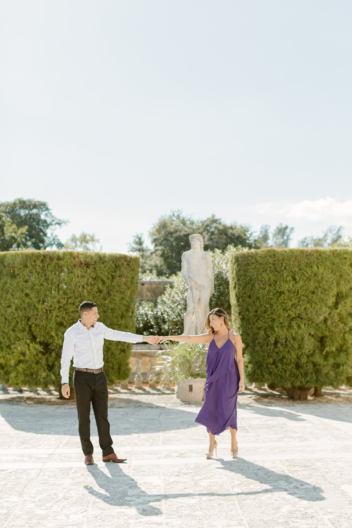 Vizcaya Museum Engagement Photography Session 2