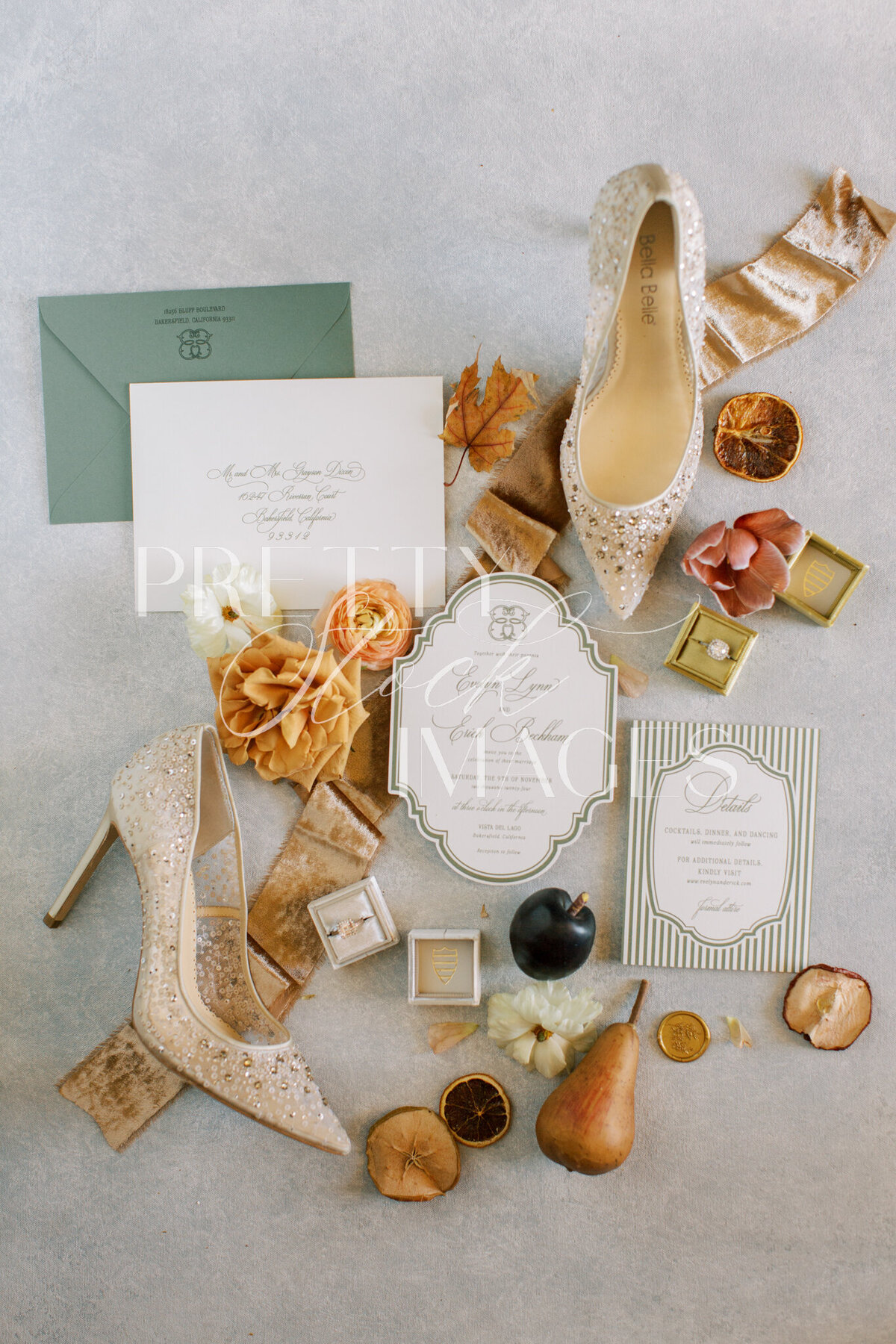 Pretty Stock Images - Fall Wedding Flat Lay-081