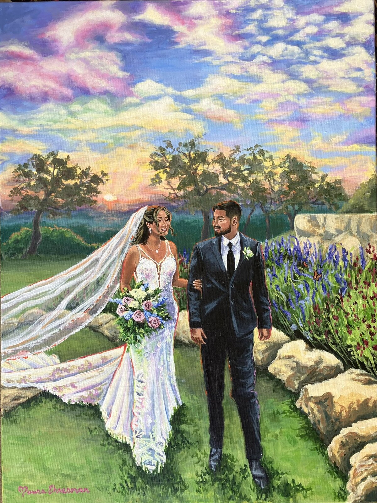 impressionist-sunset-wedding-painting-willowridge