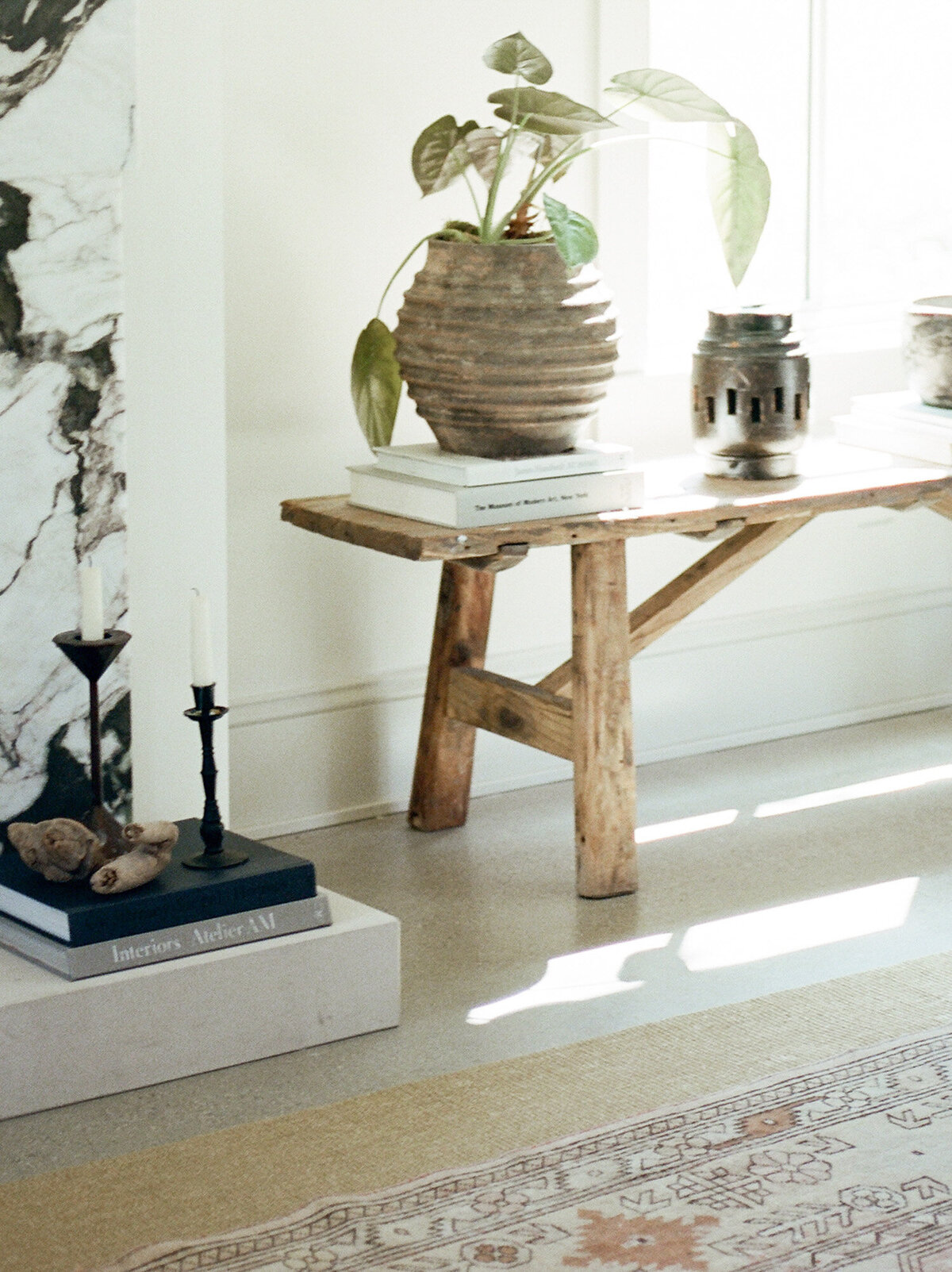 interior details in light at Fernhaus, Northern Michigan, interior designer branding photoshoot