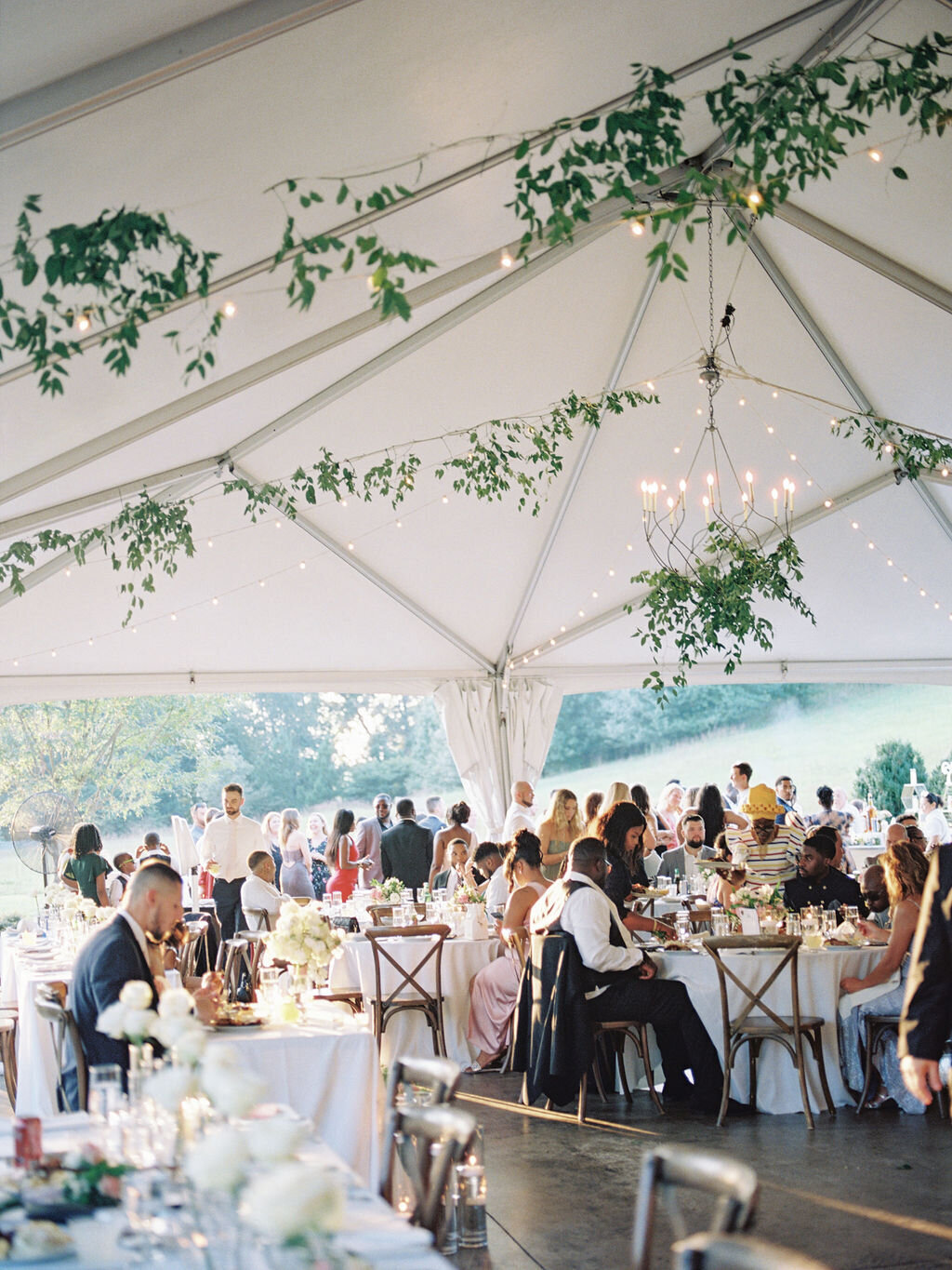 Glen Ellen Farm Wedding Sailcloth Tent | Hannah Constein Photography