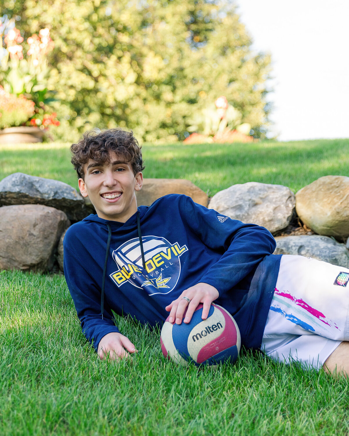 Victor senior guy volleyball player senior photo