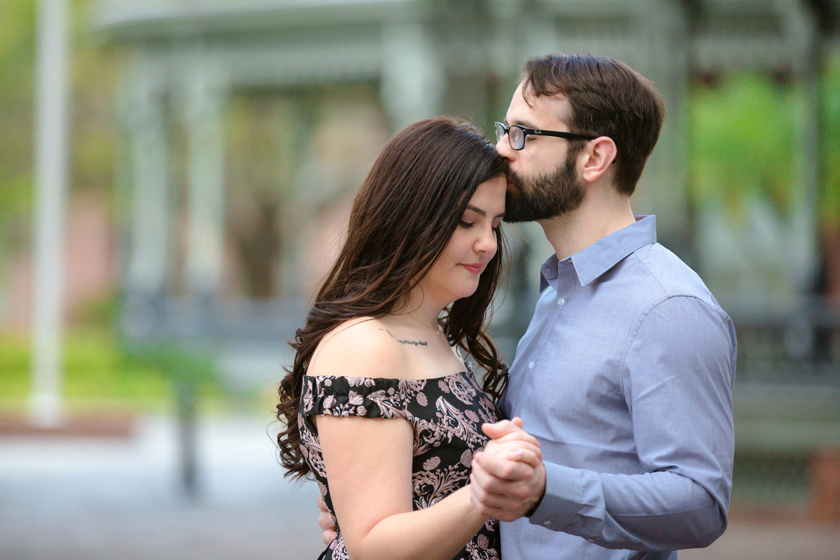 University of Tampa Engagement Photos by Captured Beauty Photography