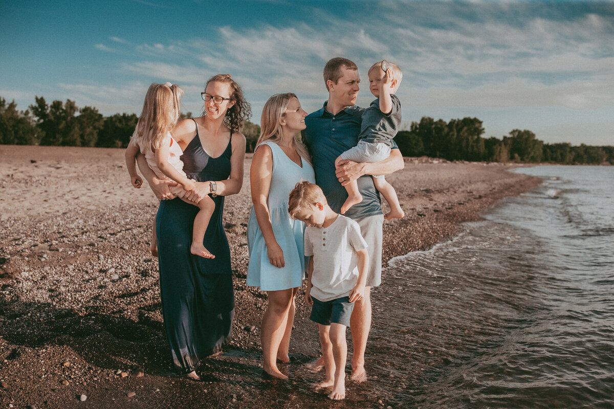 family photos on the beach ohio