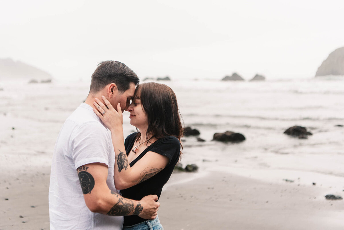 Couples shoot on Whaleshead Beach