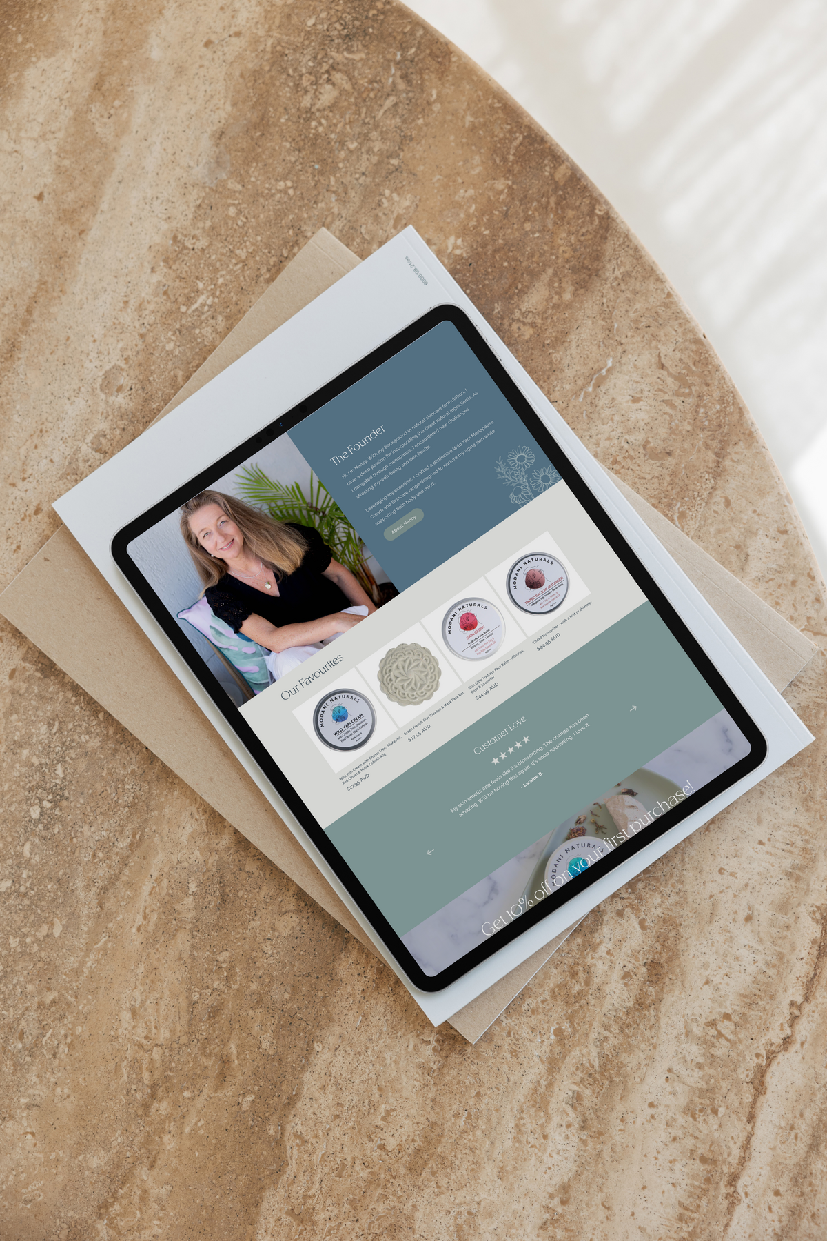 Copy of Moyo Studio - Canva Device Bundle - Portrait.zip - Rowen iPad Mockup