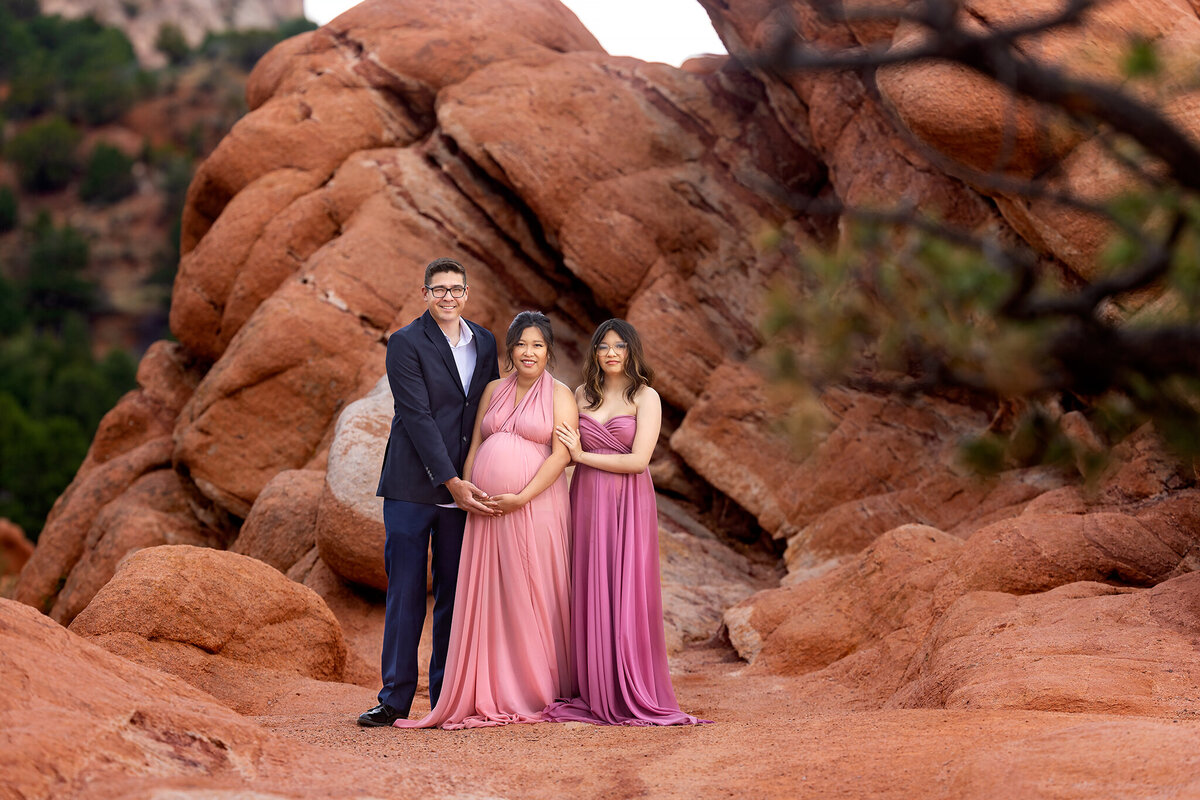 Professional maternity portrait in Colorado Springs, CO