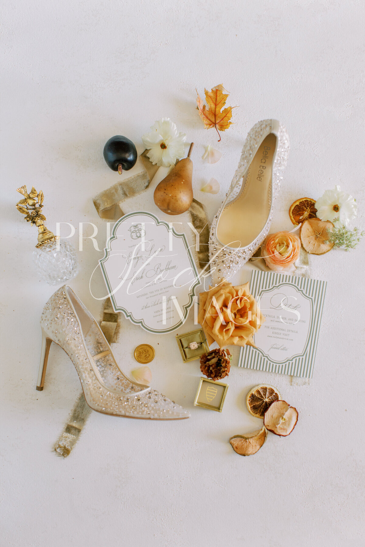 Pretty Stock Images - Fall Wedding Flat Lay-002