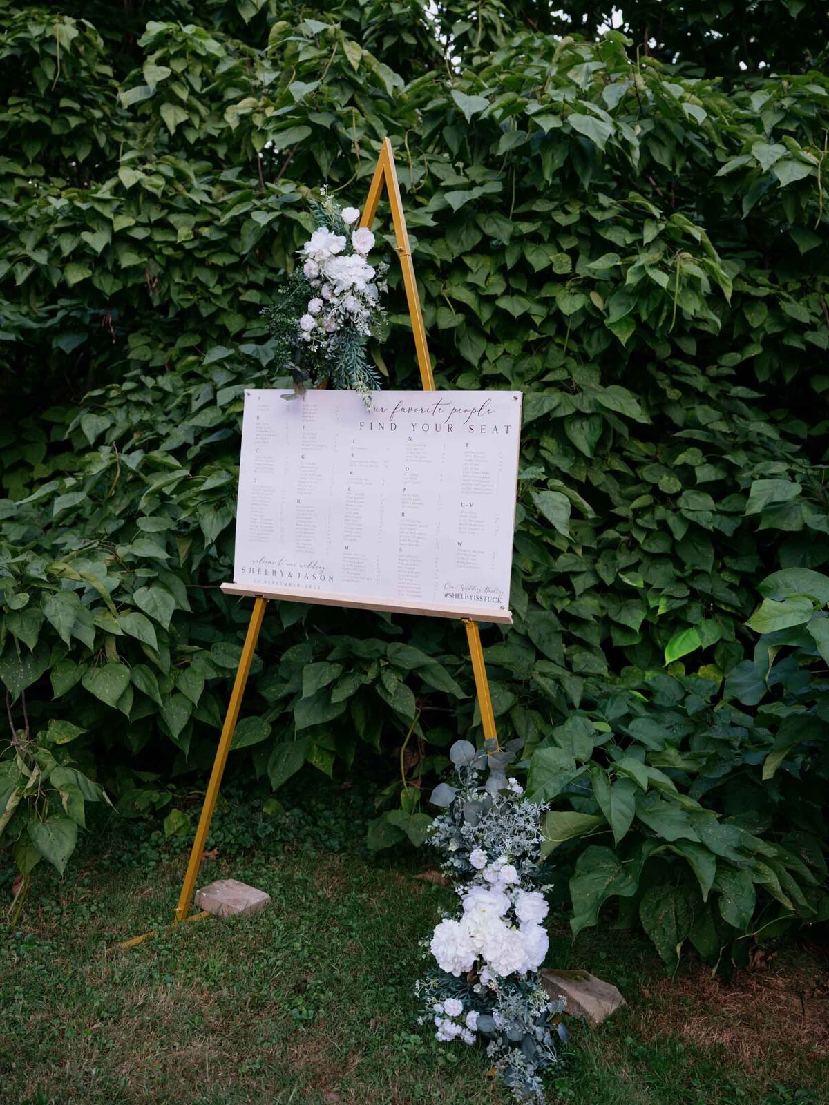 Elegant tented reception at private estate wedding