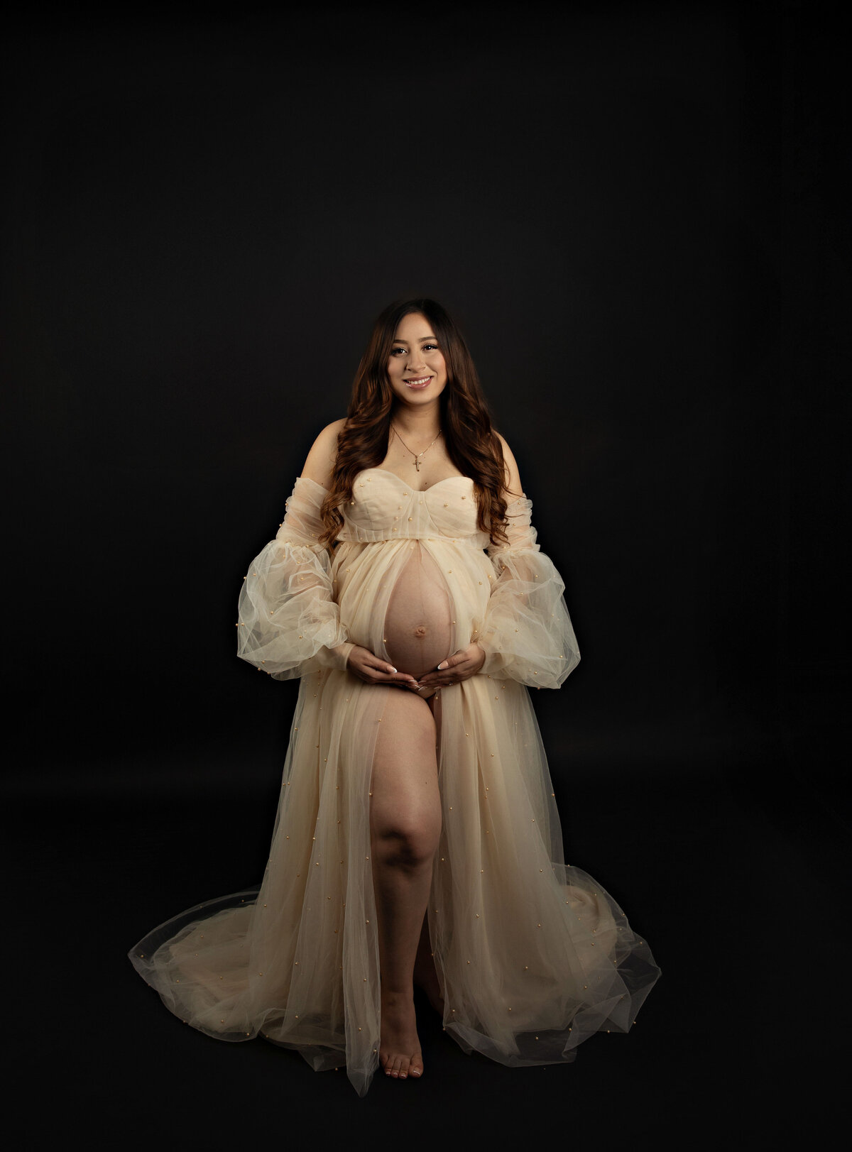 maternity photography session photo shoot modern best san antonio texas photograhers client closet 