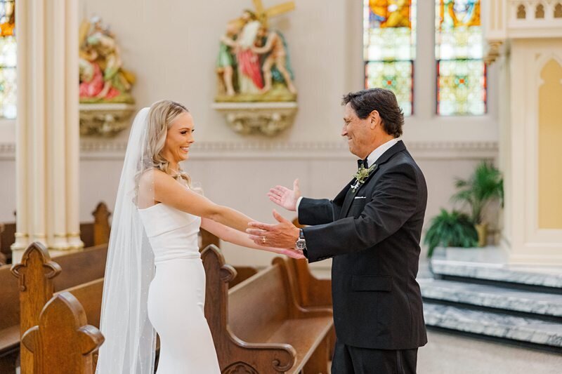 Wedding Ceremony at St. Mary’s in Evansville087