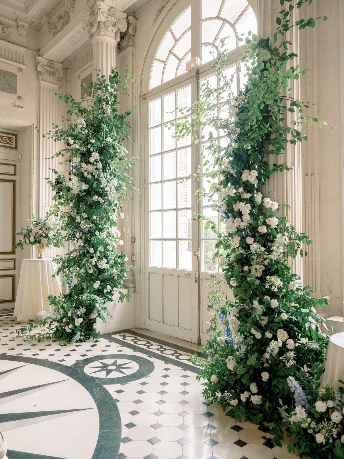 Chateau de Baronville wedding Paris florist34