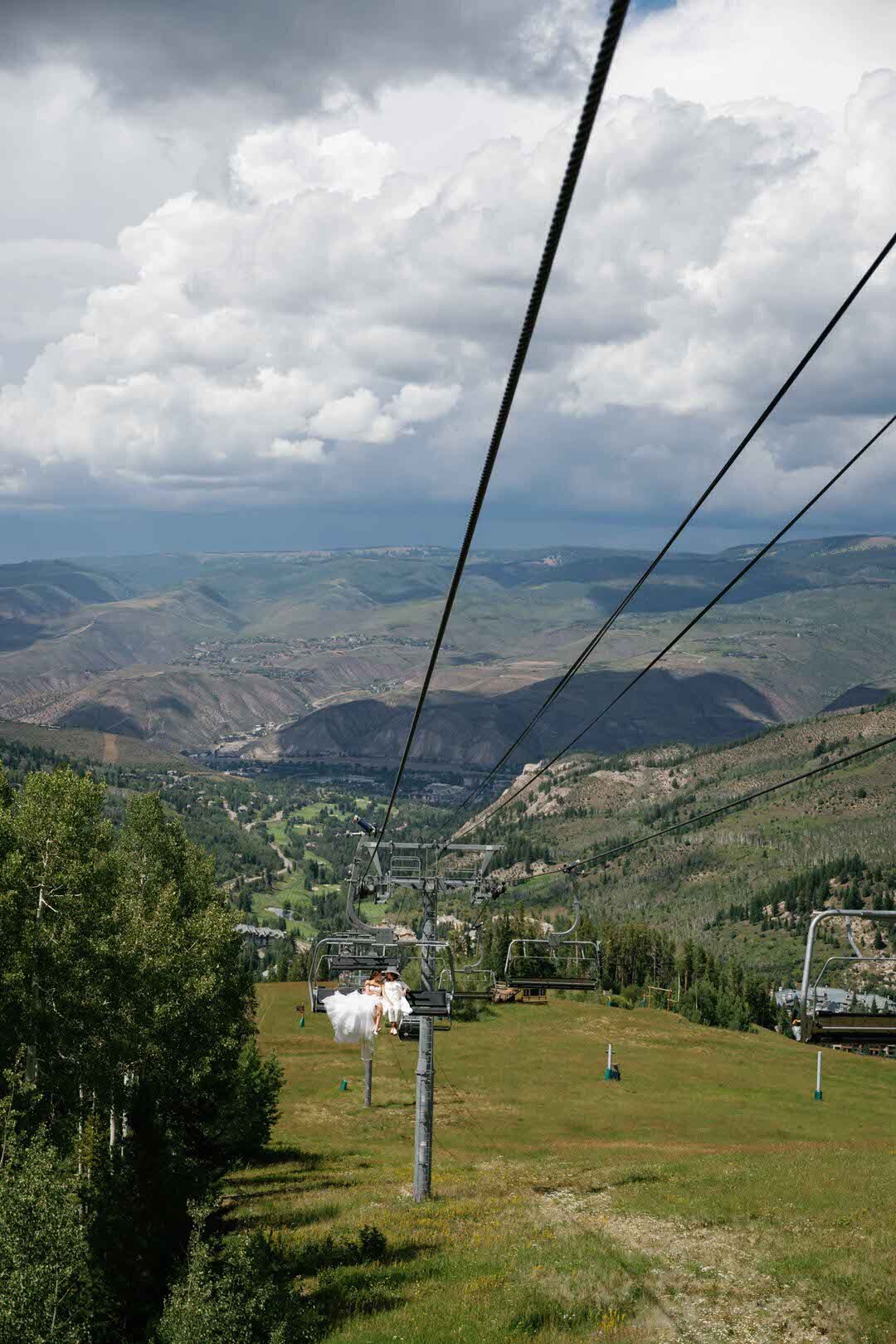 3a Two Brides Beaver Creek Colorado Mountain Wedding by GoBella.com @gobella 12