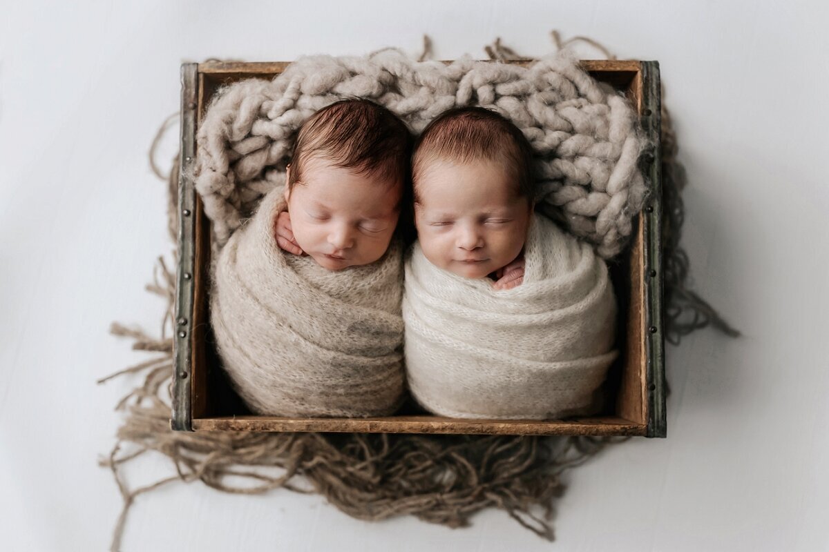 studio newborn photoshoot