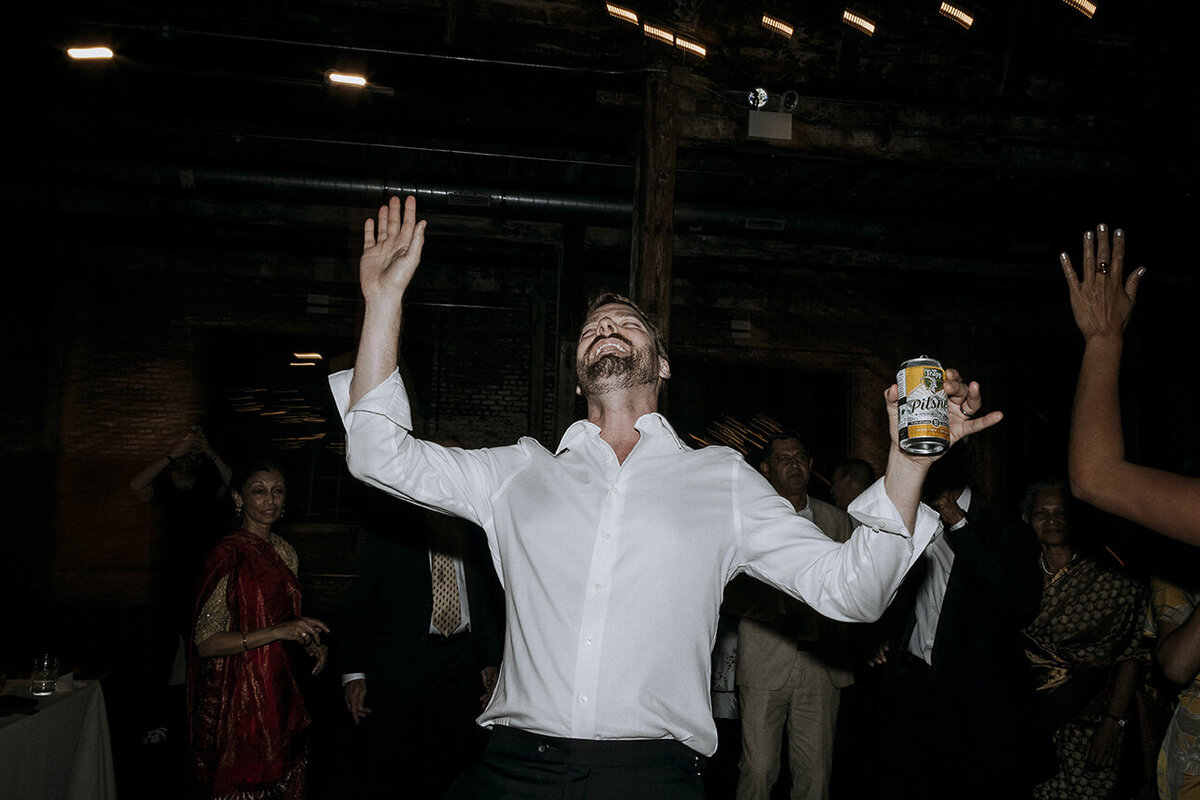 Mira Park Photography NY based wedding photographer Wedding reception at Greenpoint Loft in Brooklyn, NY