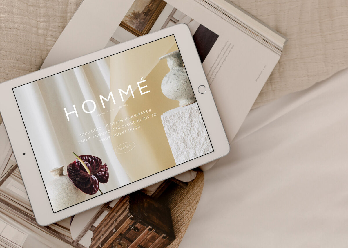 Website Design Ipad HOMME