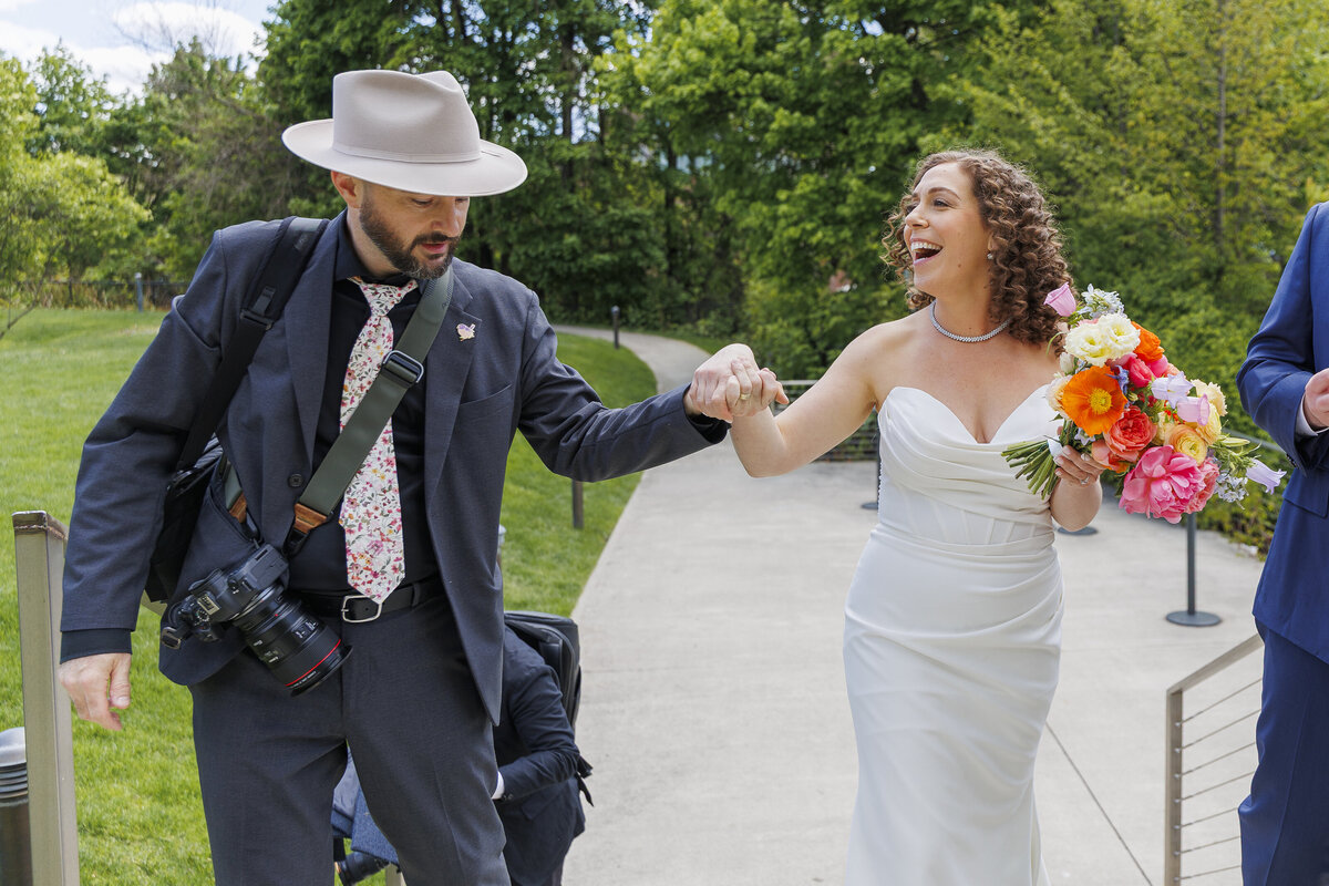 Hudson Valley wedding moment photographed by Megan and Kenneth