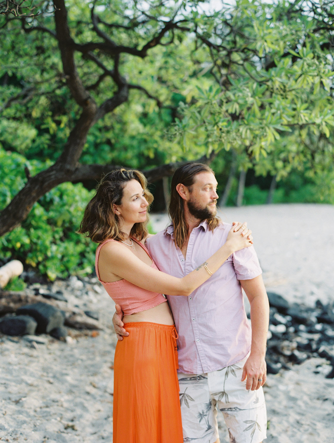 Hawaii Big Island Film engagement and wedding photographer