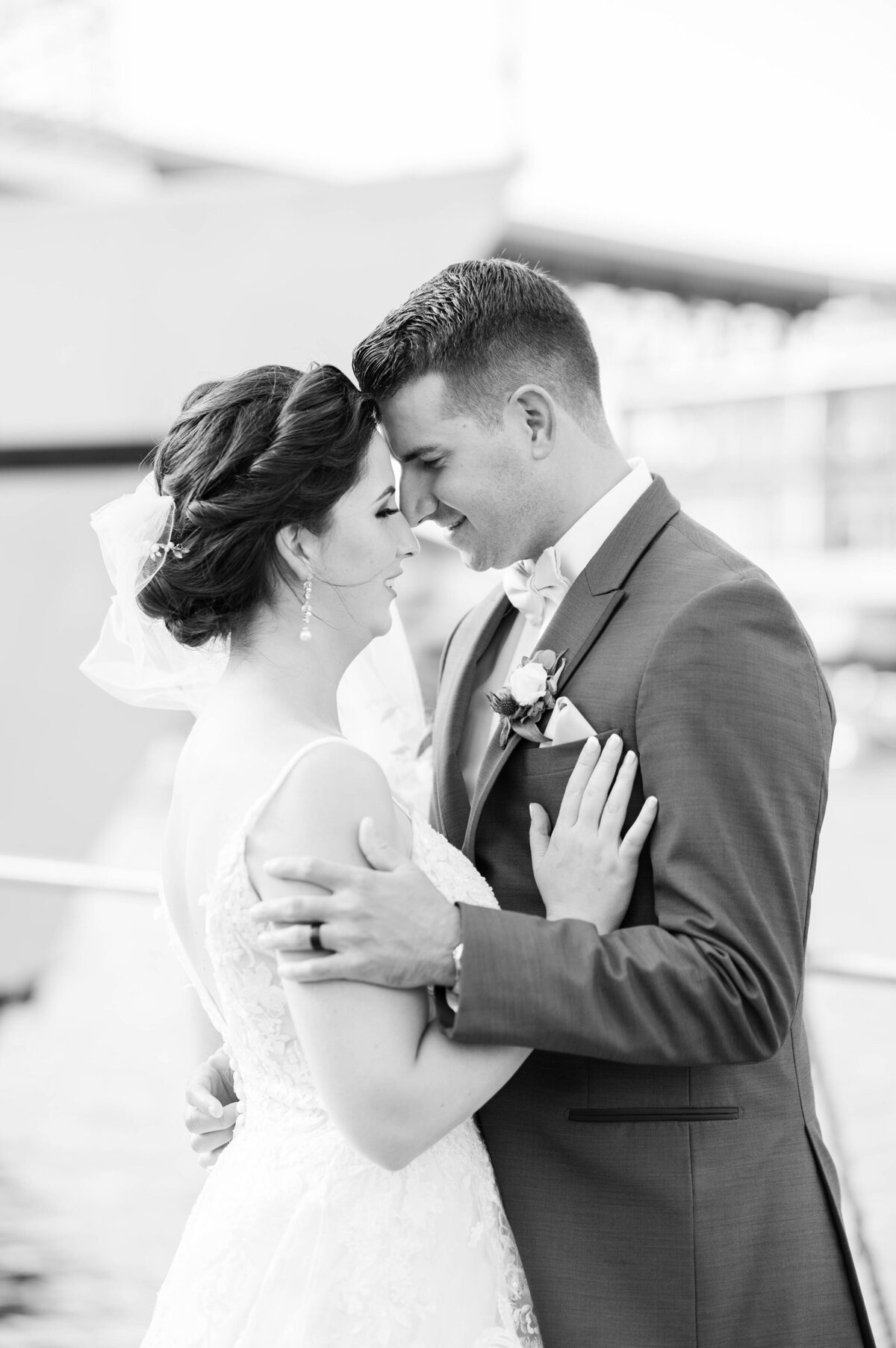 downtown cleveland lakefront wedding photography