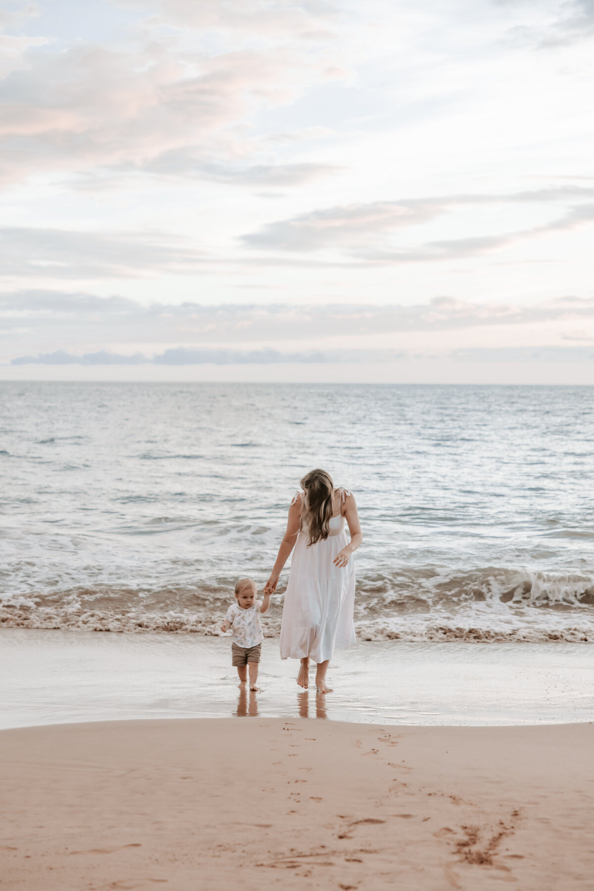 mother son photoshoot in maui 