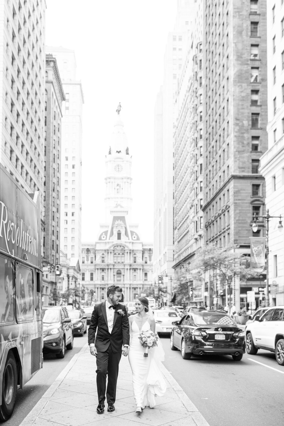 Black Tie Wedding at Ballroom at Ben in Center City Philadelphia-2483