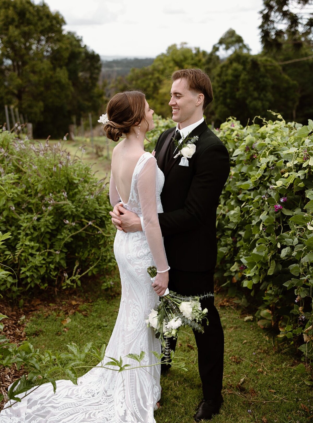 Sunshine Coast wedding celebrant flaxton gardens wedding