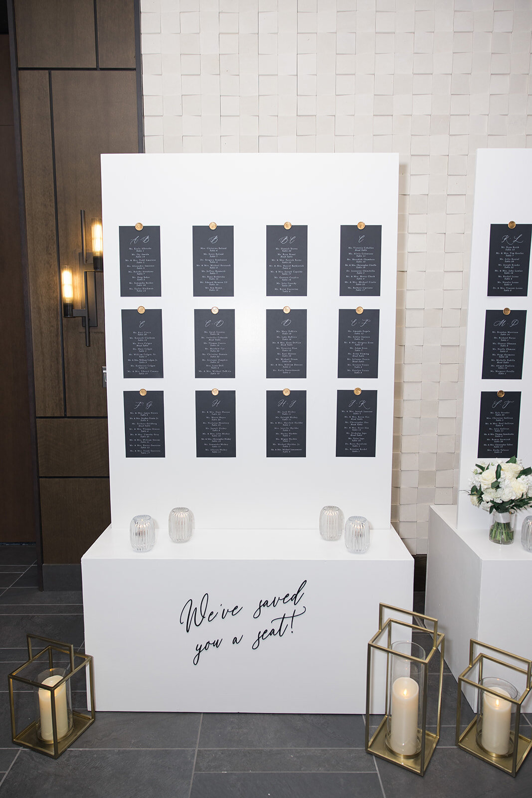 Seating-Chart-Display-Black-Gold-Connecticut