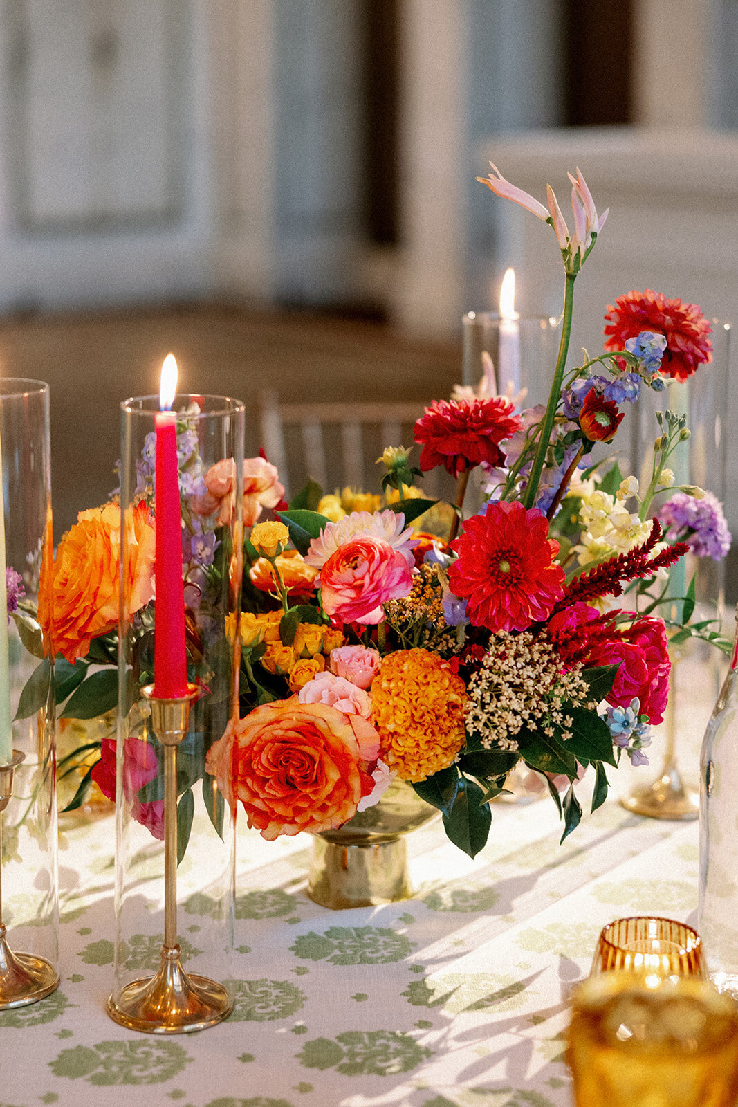 Modern Indian Wedding at Chicago Cultural Center Tiffany Dome_22