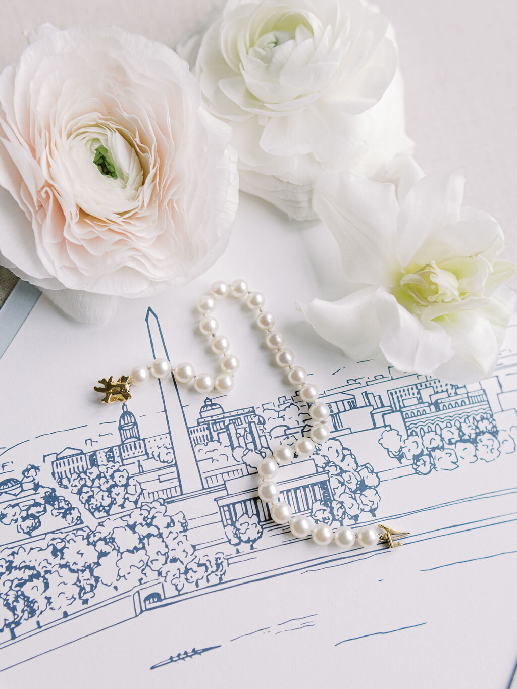 Navy Blue - Dusty Blue - Cream - Classic & Timeless Wedding Style - Georgetown - Wedding Design & Planning by Havard Events - 92