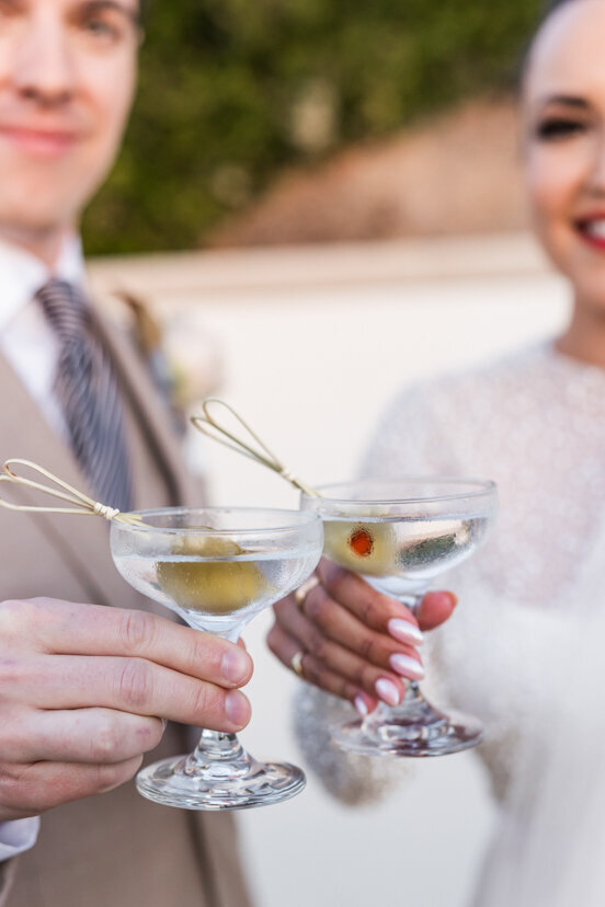 bride-and-groom-with-martinis