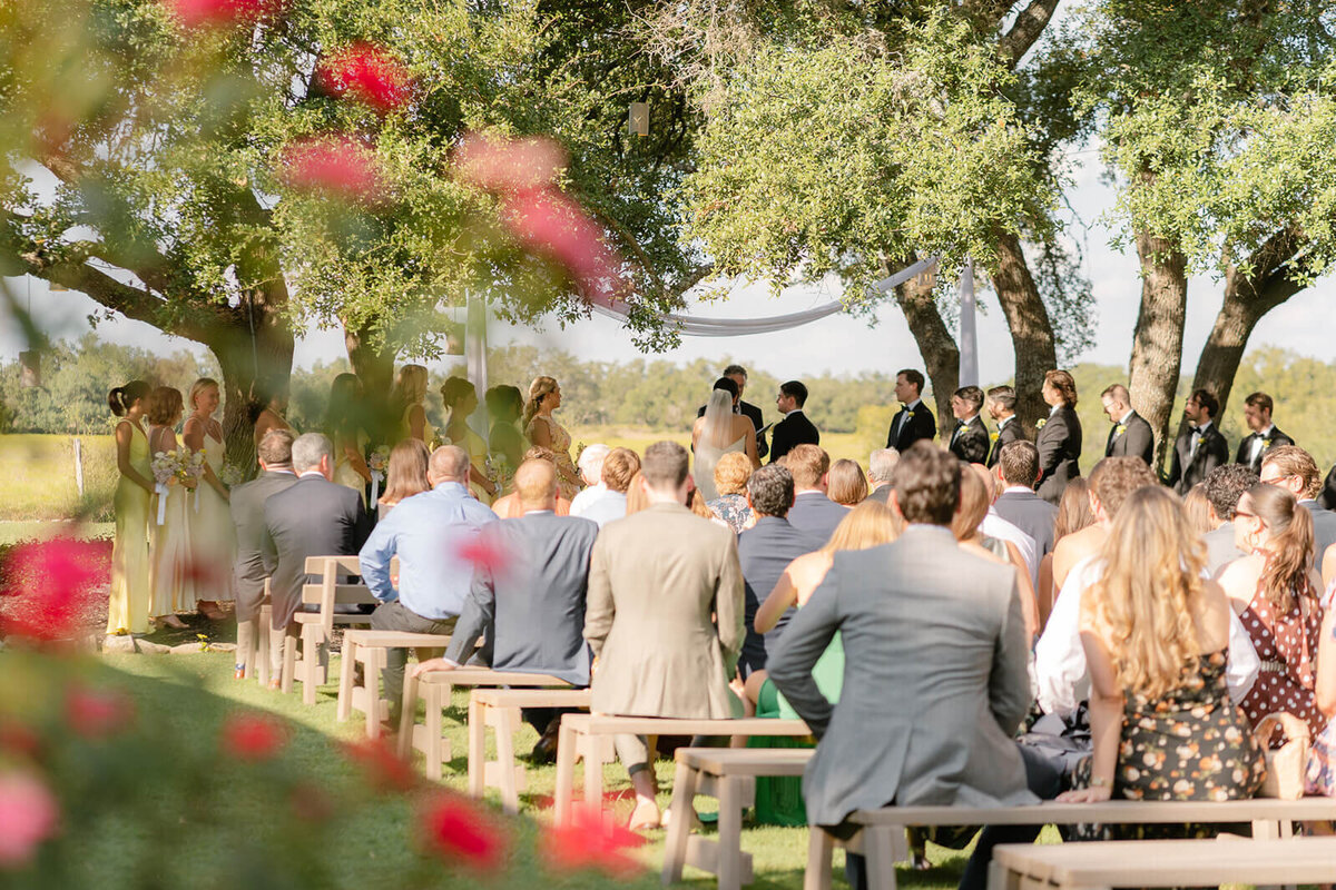 guests watching the ceremony