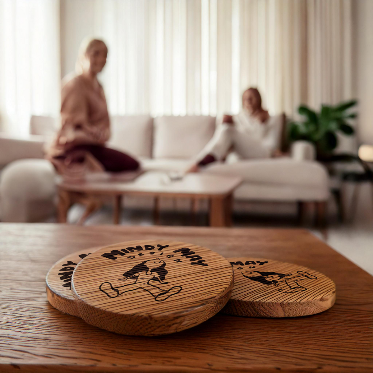 engraved-bamboo-coasters-in-living-room-