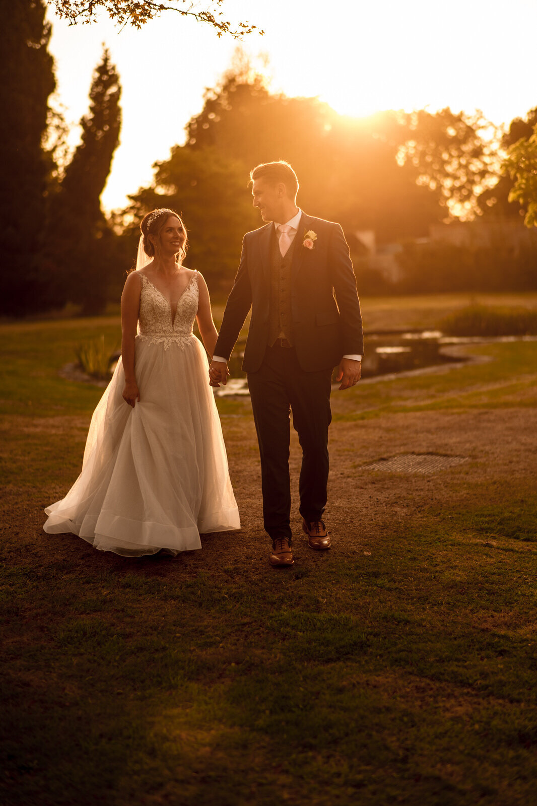 Sunset Wedding Photos Sussex