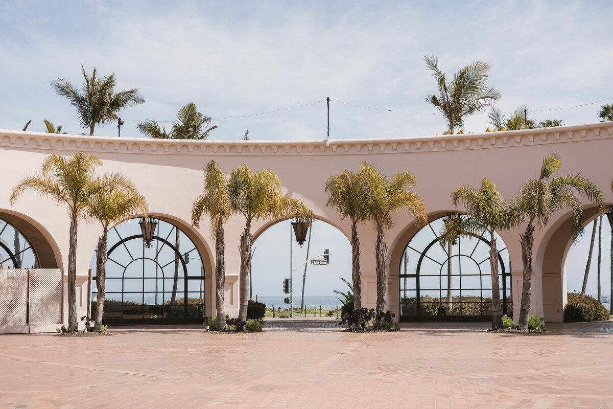 Hilton Beachfront Resort Santa Barbara wedding in California