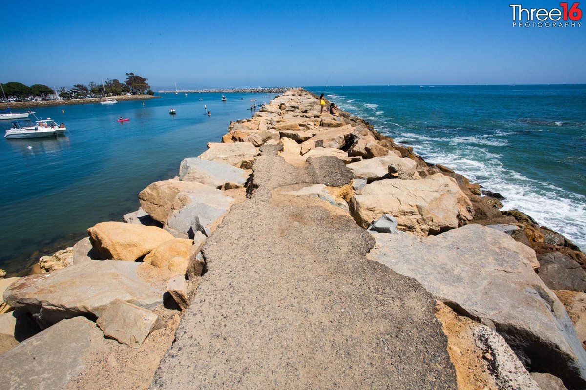 Ocean Jetty outside the Ocean Institute