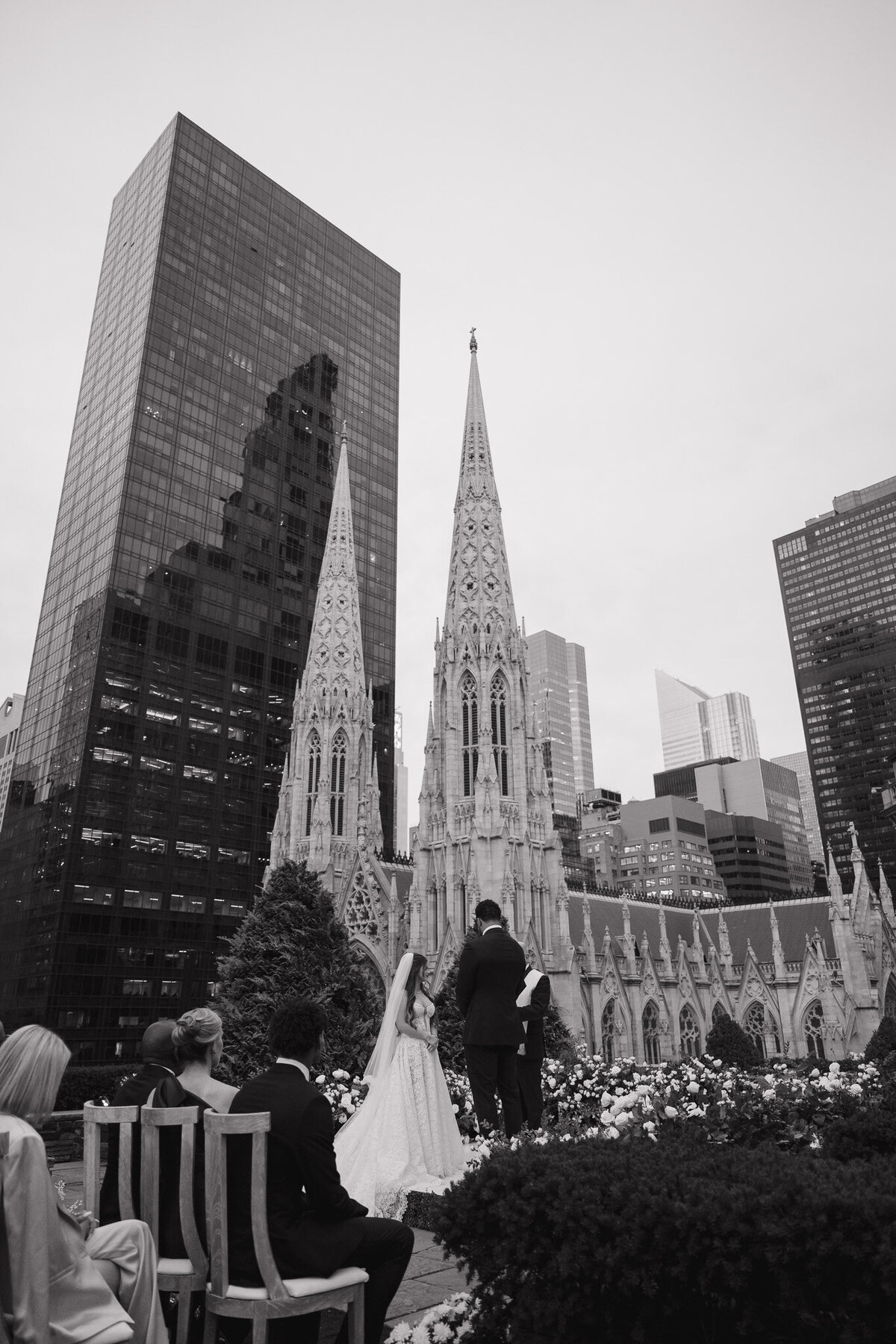Emotional wedding ceremony captured by destination wedding photographer Staci Brucks, showing couple exchanging vows in scenic location